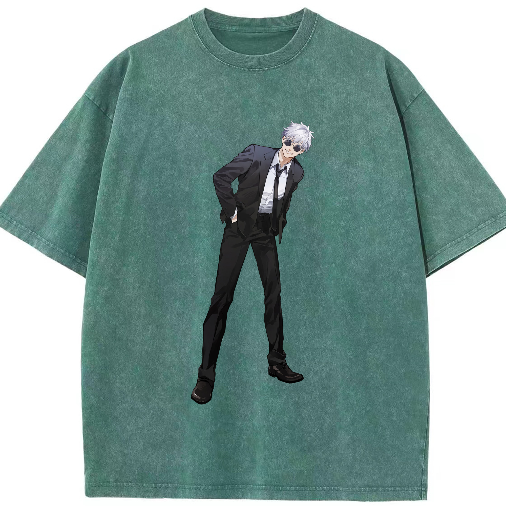 （画像用） 呪術廻戦 Jujutsu Kaisen 綿100% ヴィンテージ風 半袖Tシャツ（フロントプリント）
